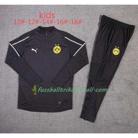 Borussia Dortmund Kinder Sweatshirts Anzüge Schwarz 2018-2019
